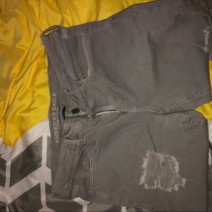 Light Gray Ripped Jeans